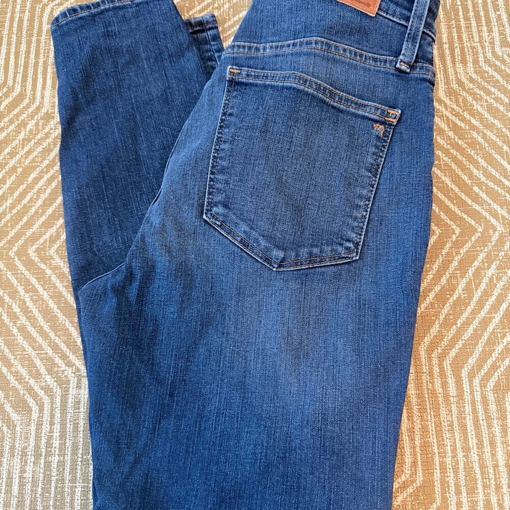 Madewell Curvy High-Rise Skinny Jeans Size 29 Medium Wash Stretch Denim